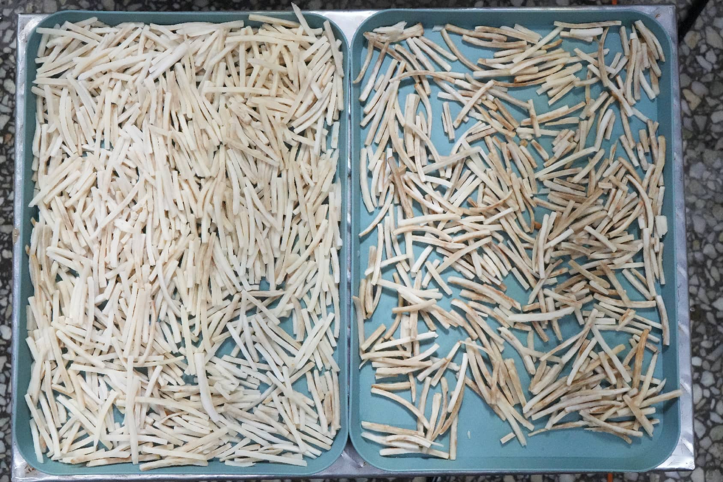 山东寿光胡萝卜丁智能分选项目 现场图 2